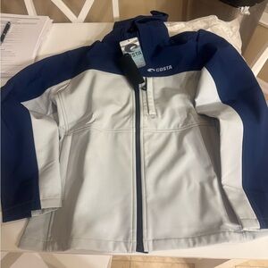 New Costa Women's Blue and Gray Jacket